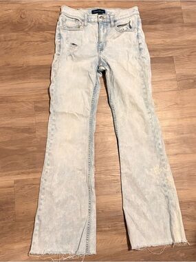 Aeropostale Light-Wash High-Rise Flare Jeans